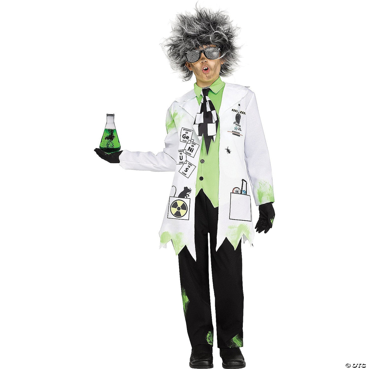 CHILD'S MAD SCIENTIST-SM - Halloween Costume Cosplay & Party Outfit For Kids