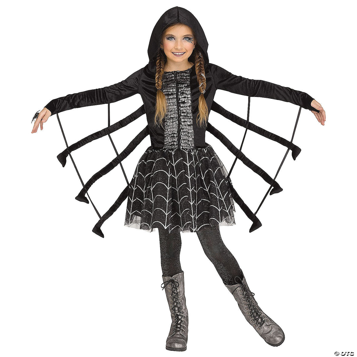 CHILD'S SPARKLING SPIDER-SM - Halloween Costume Cosplay & Party Outfit For Kids
