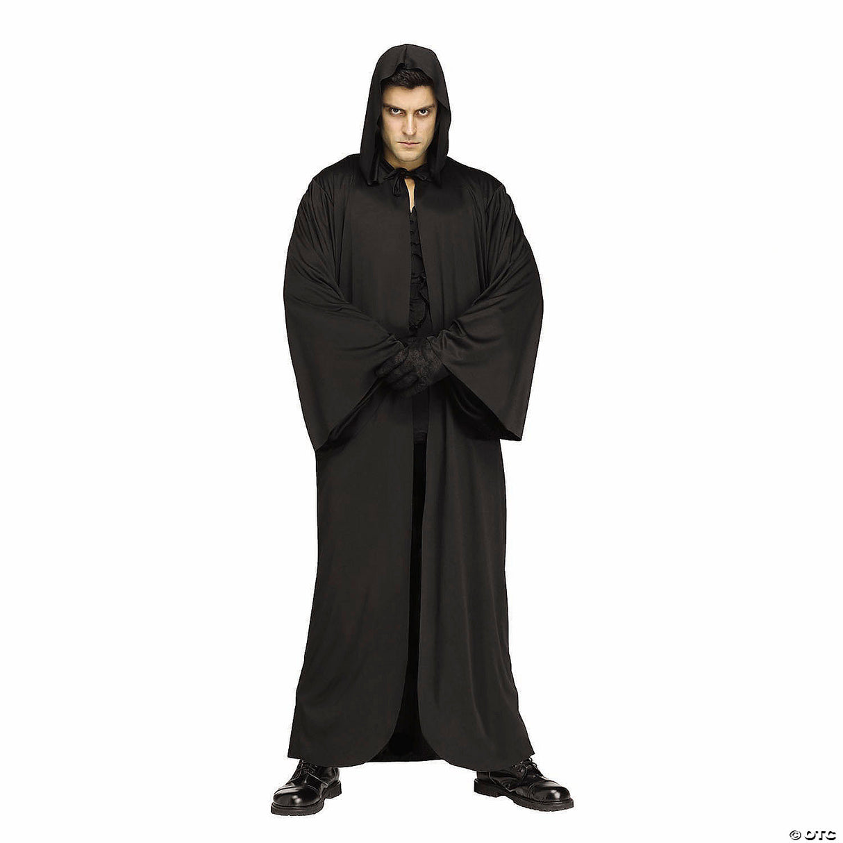 Black Hooded Robe Adlt