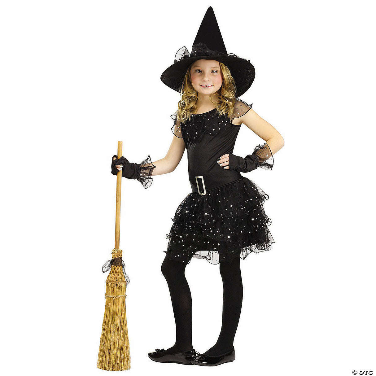Glitter Witch Child Cstm Md - Kid's Halloween Costume & Accessories