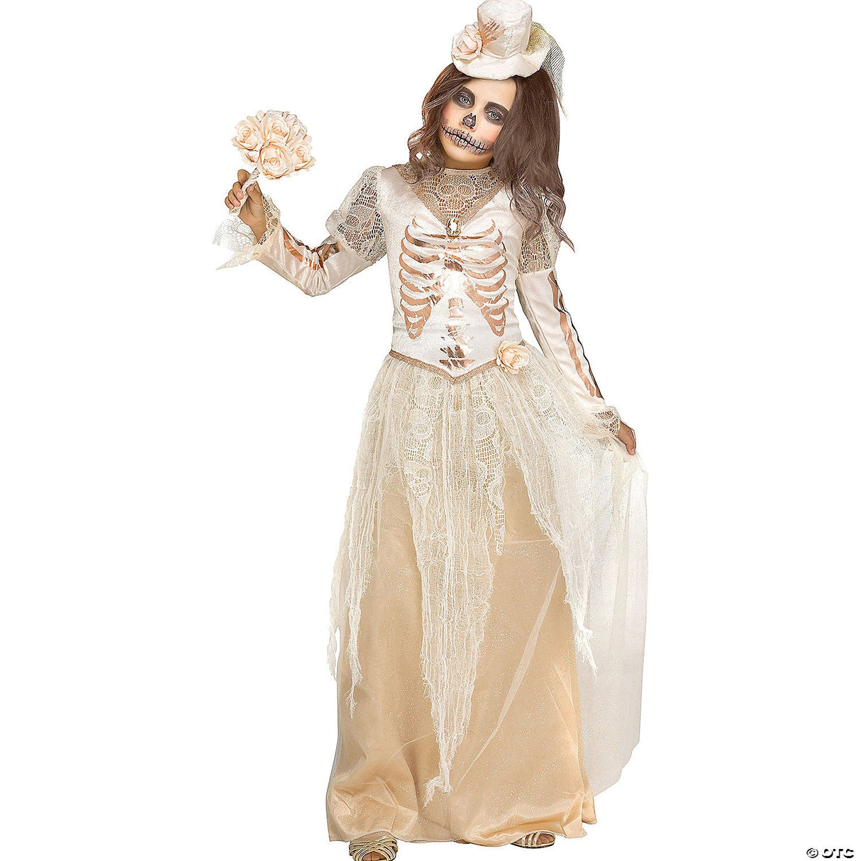 VICTORIAN BRIDE CH XL 14-16 - Girls Halloween Costume Cosplay Party Dress Up