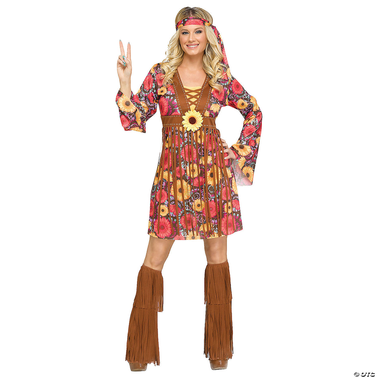 FLOWER POWER HIPPIE AD SM/MD 2-8