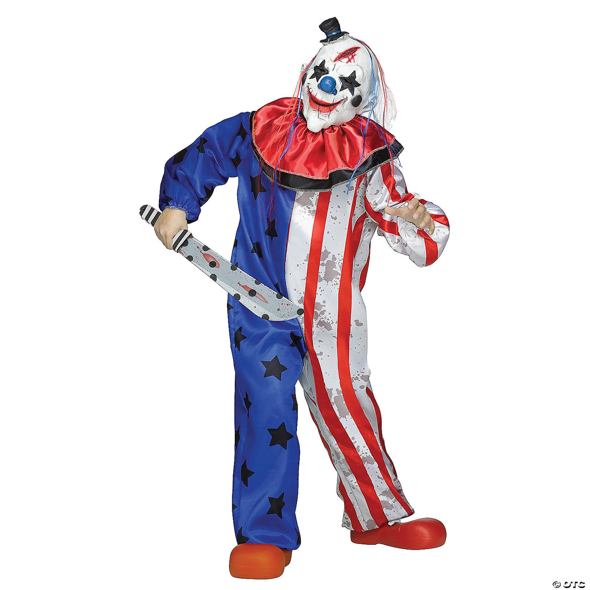 CHILD'S EVIL CLOWN COSTUME