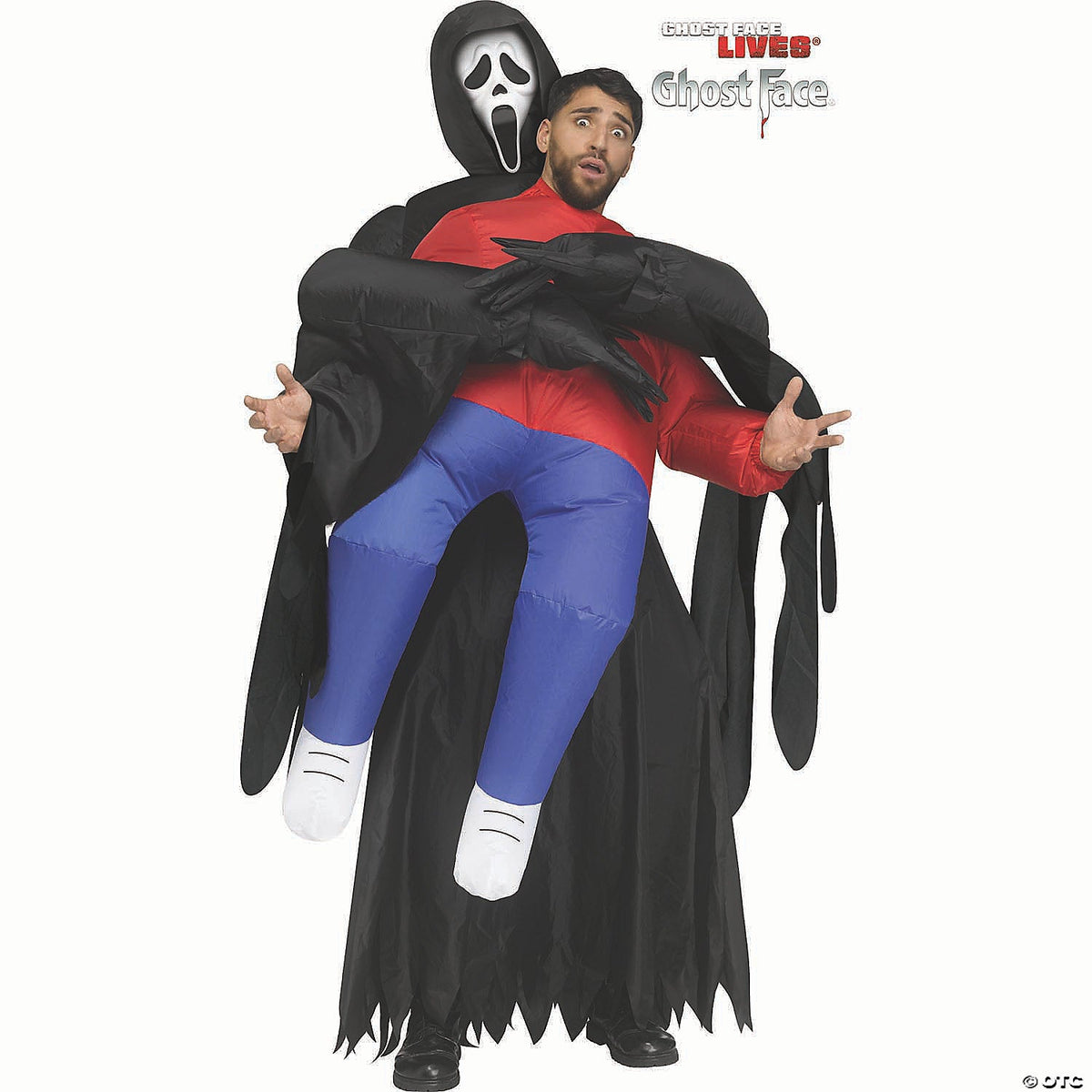 Adults Scream™ Ghost Face® Piggyback Inflatable Costume - Horror Halloween