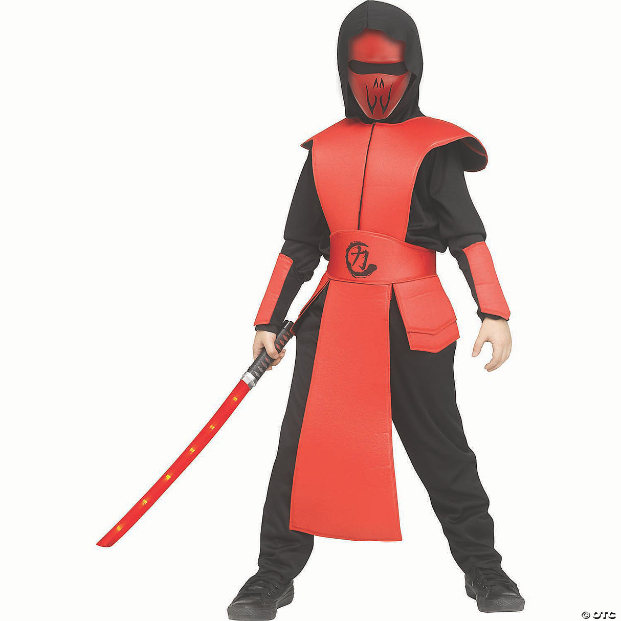Chld Ninja Guard Rd Lg - Kid's Halloween Costume & Accessories