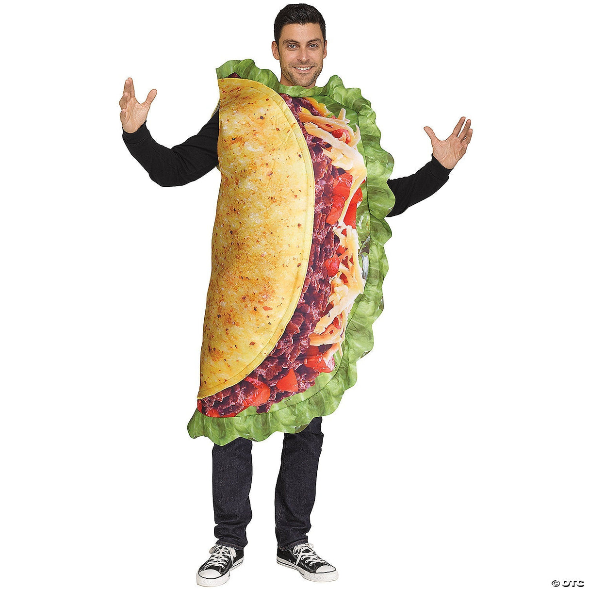 Adult Taco Costume Funny Food Mexican Halloween Party Dress Up Outfit for Adult