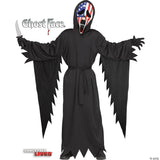 CHILD GHOST FACE PATRIOTIC MD - Halloween Costume Cosplay & Party Outfit For Kid