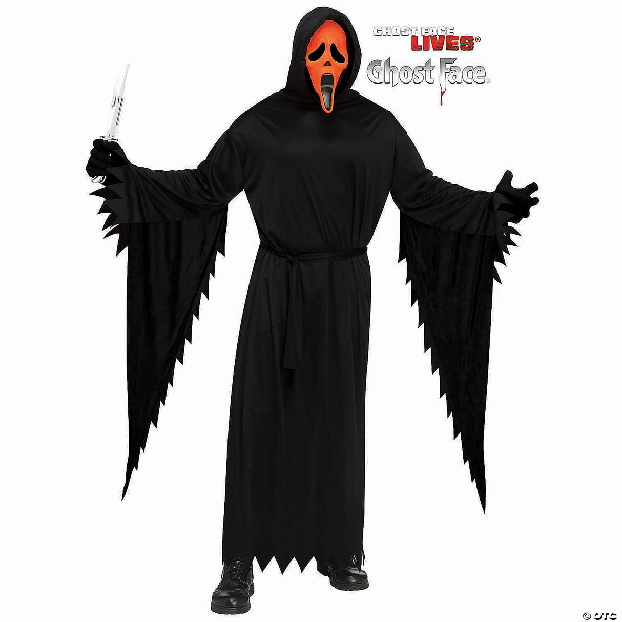 Ghost Face Fluorescent Chld Med - Kid's Halloween Costume & Accessories