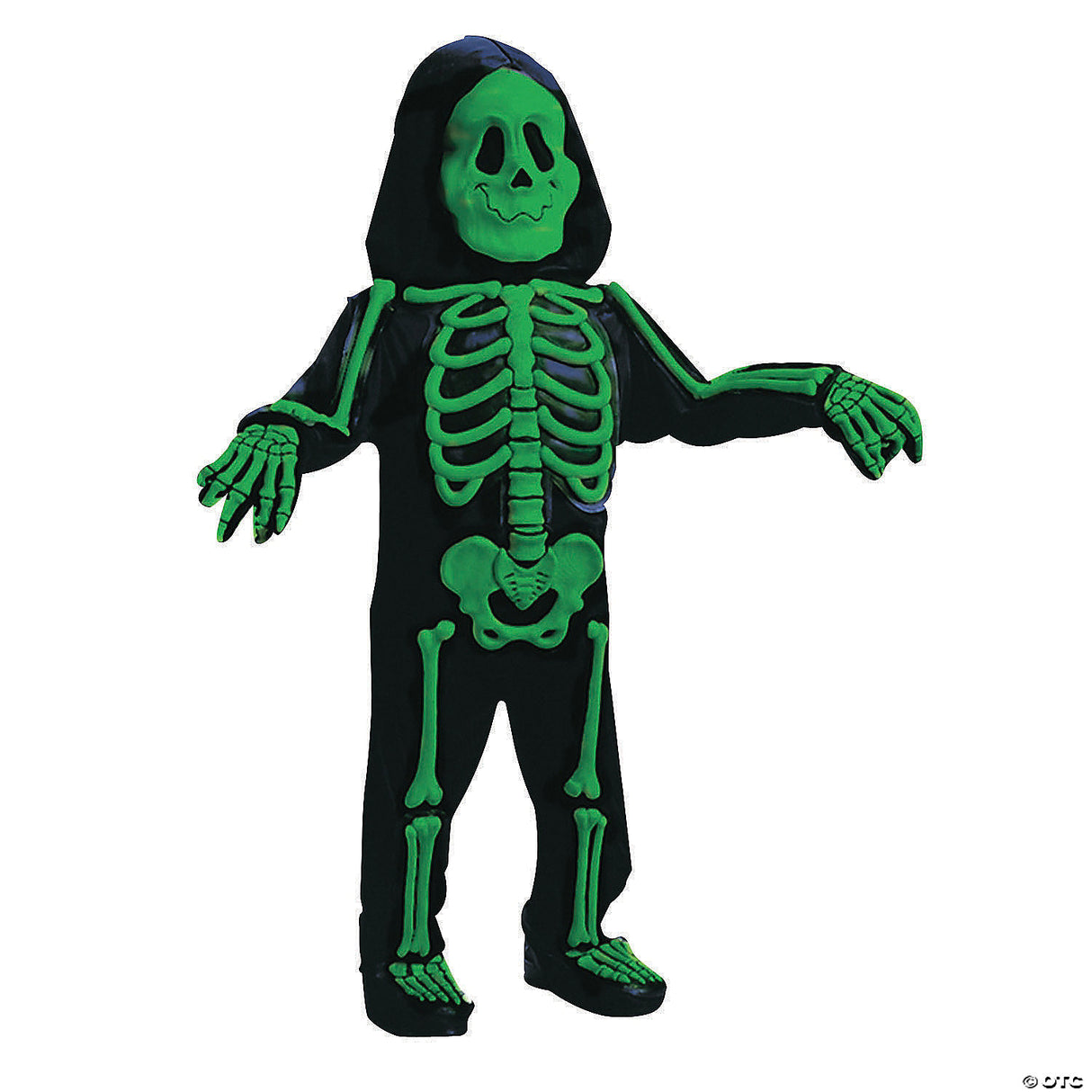 Toddler Green Color Bones Costume - 2t