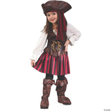 Toddler Girl’s High Seas Pirate Costume - 3t-4t - Halloween Costume Dress Up Par