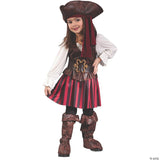 Toddler Girl’s High Seas Pirate Costume - 3t-4t - Halloween Costume Dress Up Par