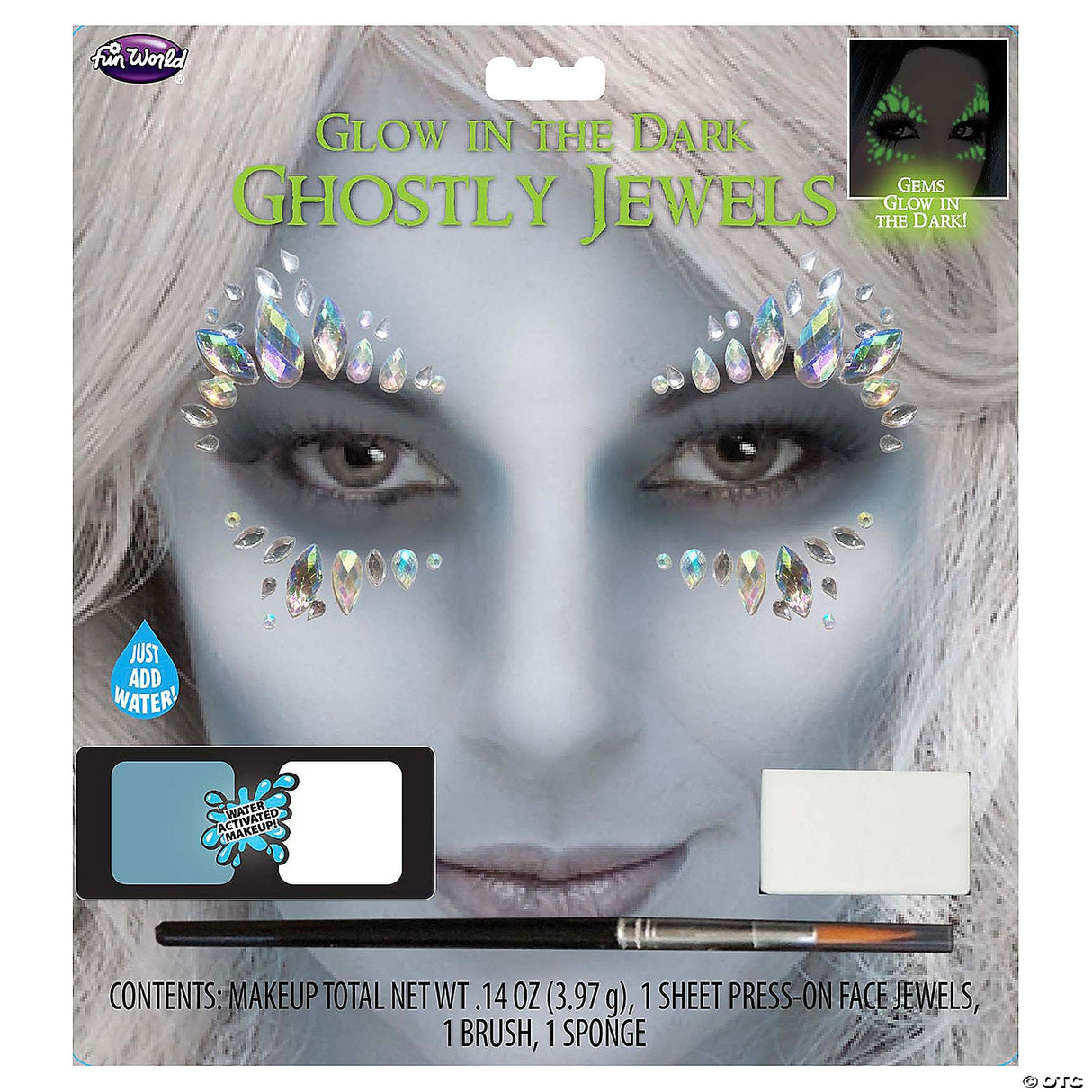 Glow-in-the-dark Ghostly Jewels Makeup Kit