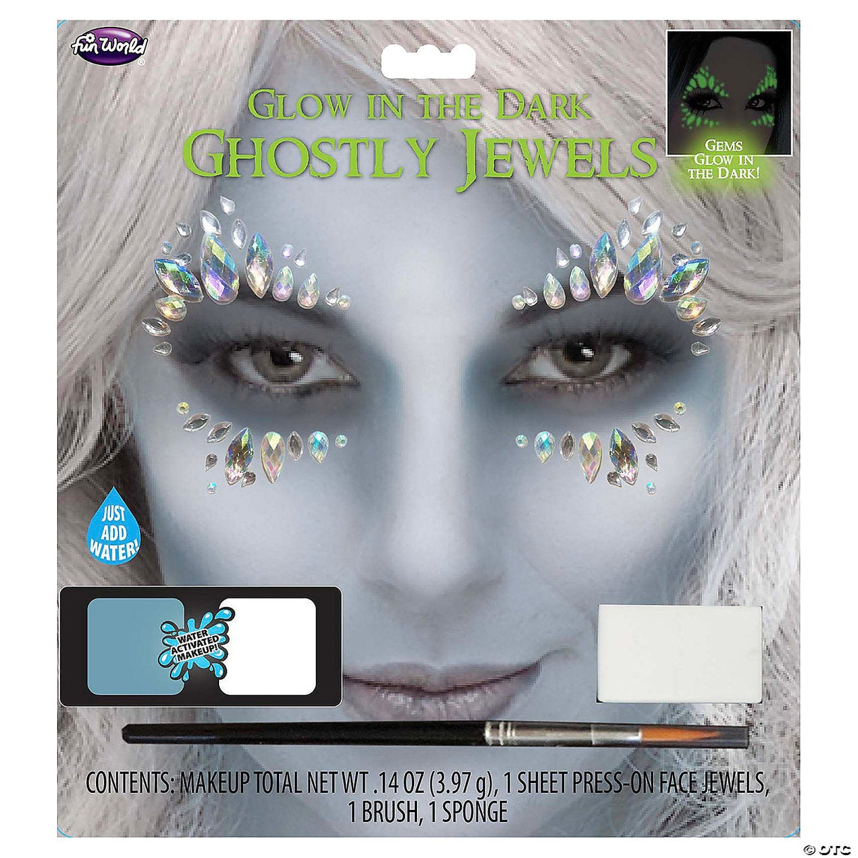 Glow-in-the-dark Ghostly Jewels Makeup Kit