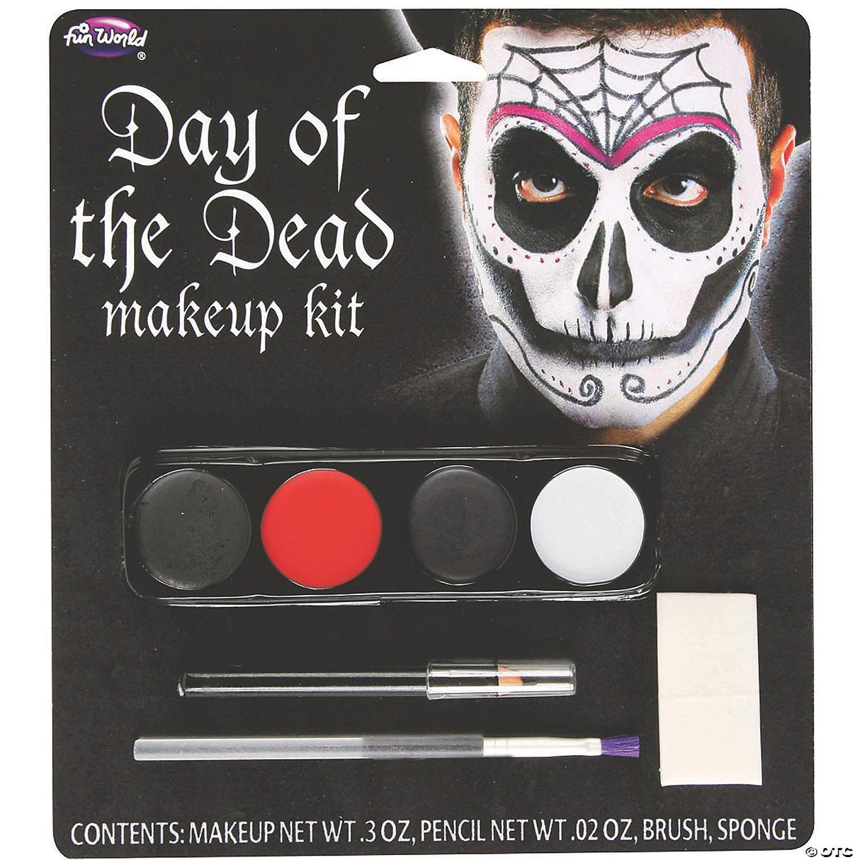 Male Day Of The Dead Makeup Kit