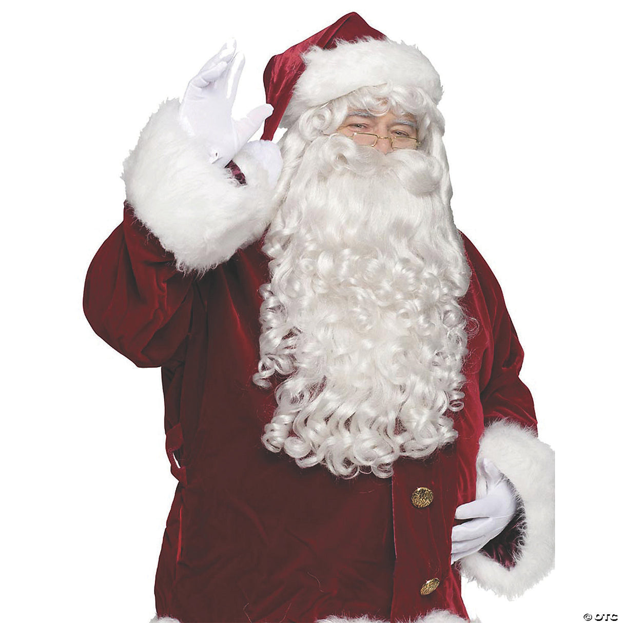 Super Deluxe Santa Wig & Beard