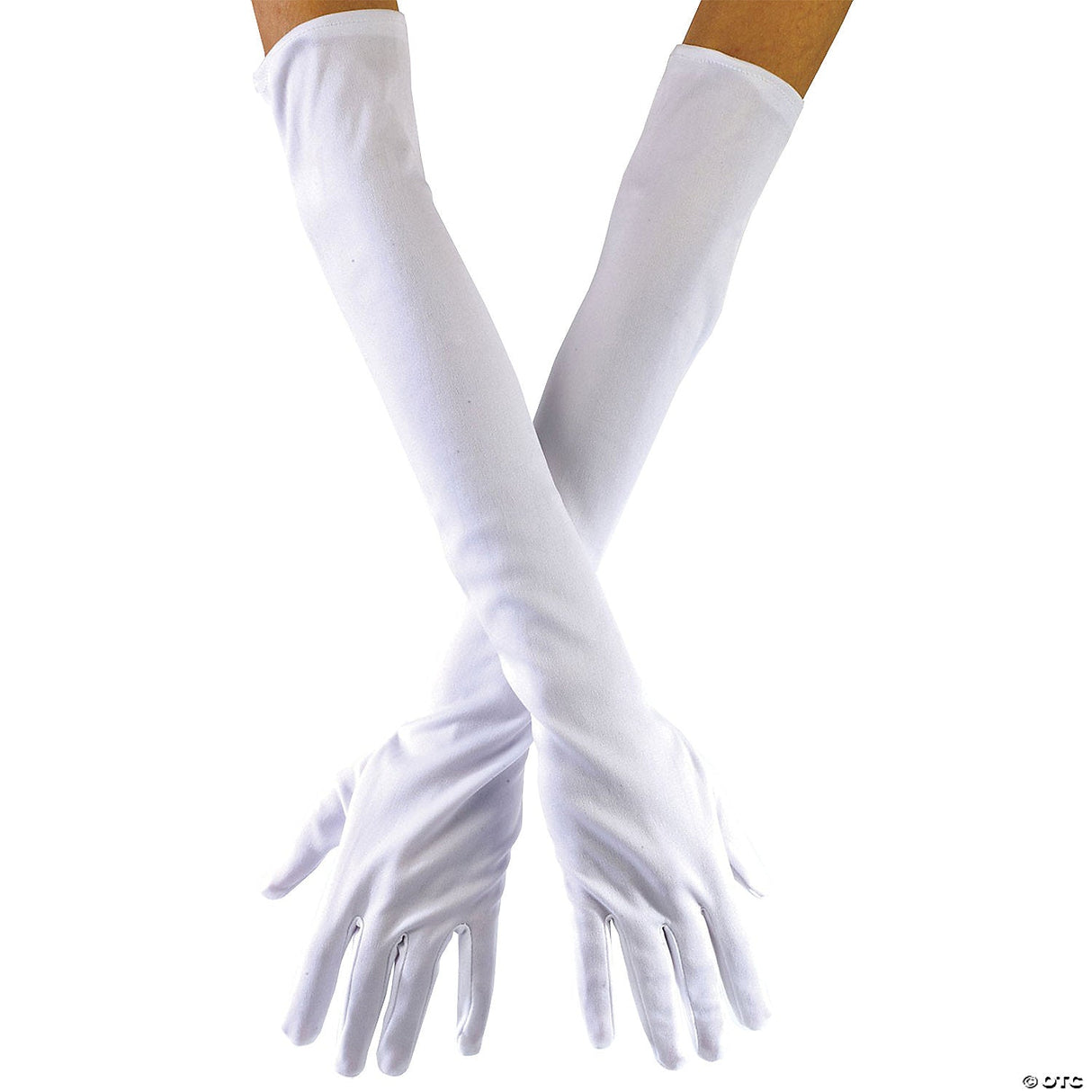 Adult Opera Gloves White Long – Halloween Costume Accessory Formal