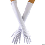 Adult Opera Gloves White Long – Halloween Costume Accessory Formal
