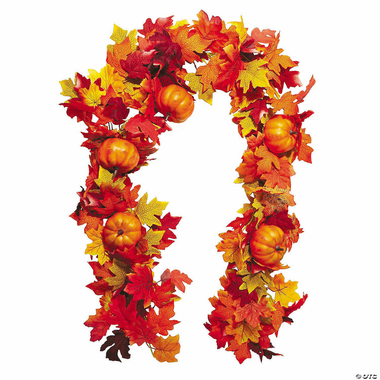 Orange Autumn 6'garland