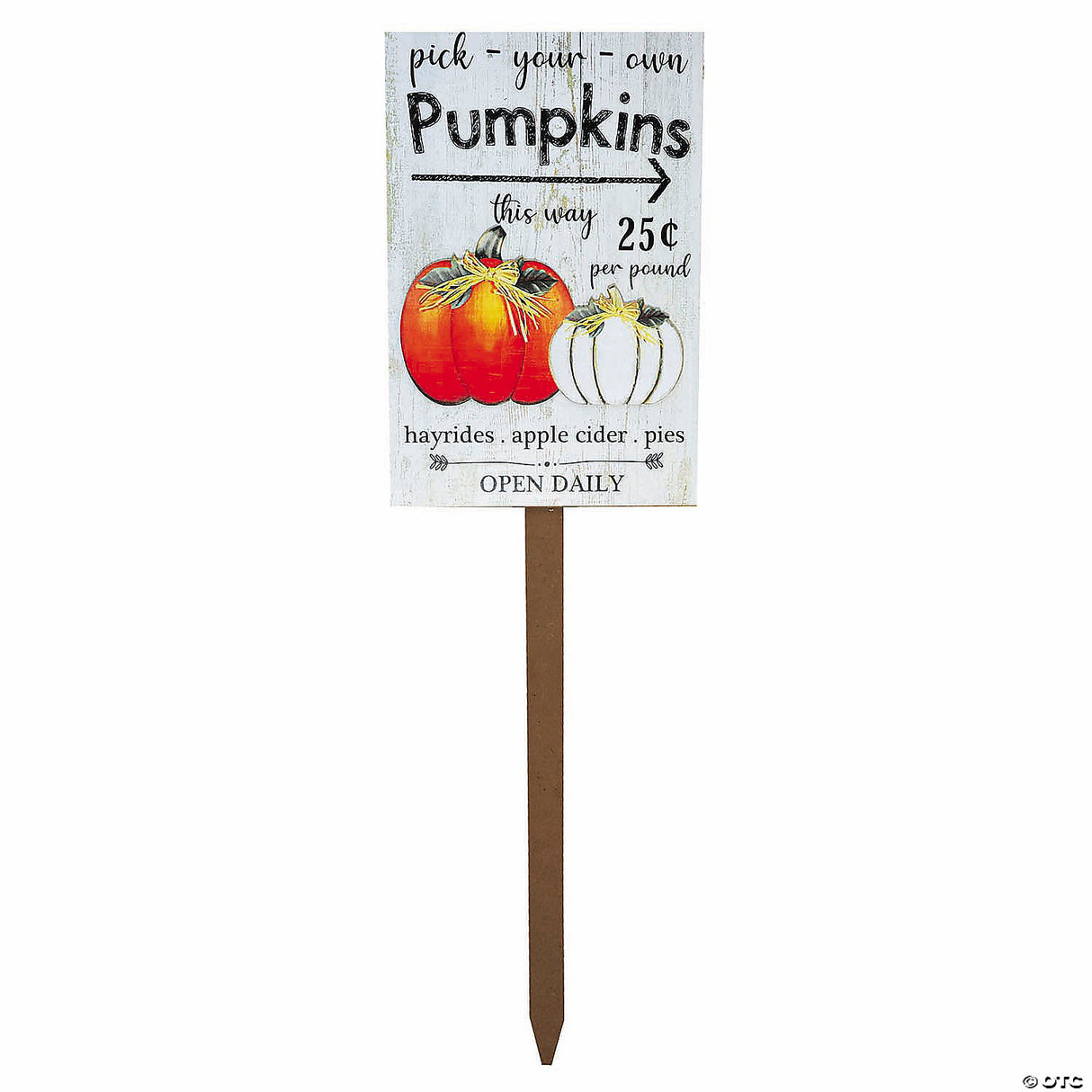Pumpkins 30" Harvest Yrdstake