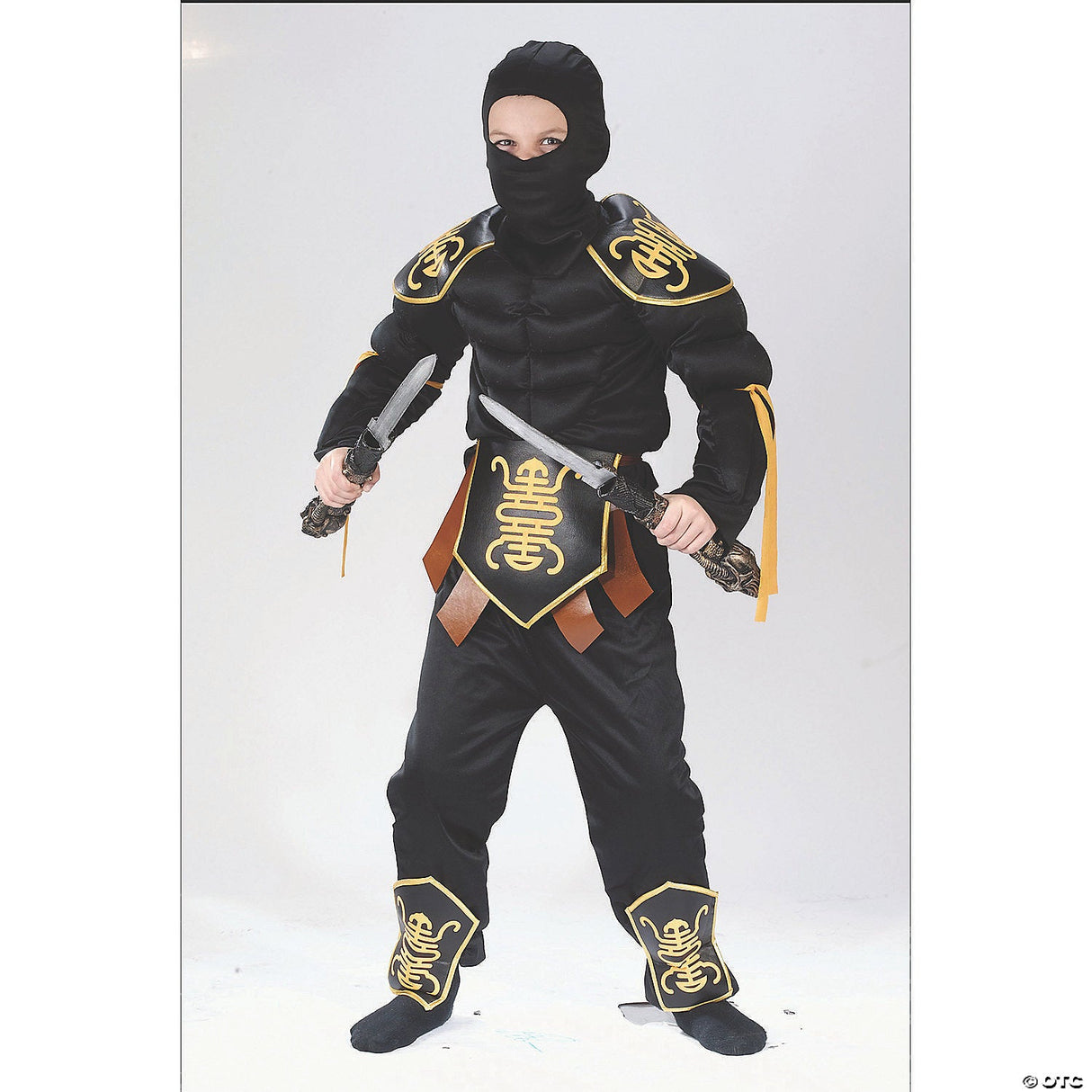 Ninja Warrior Muscle Costume 12-14 – Boys Halloween Cosplay Outfit