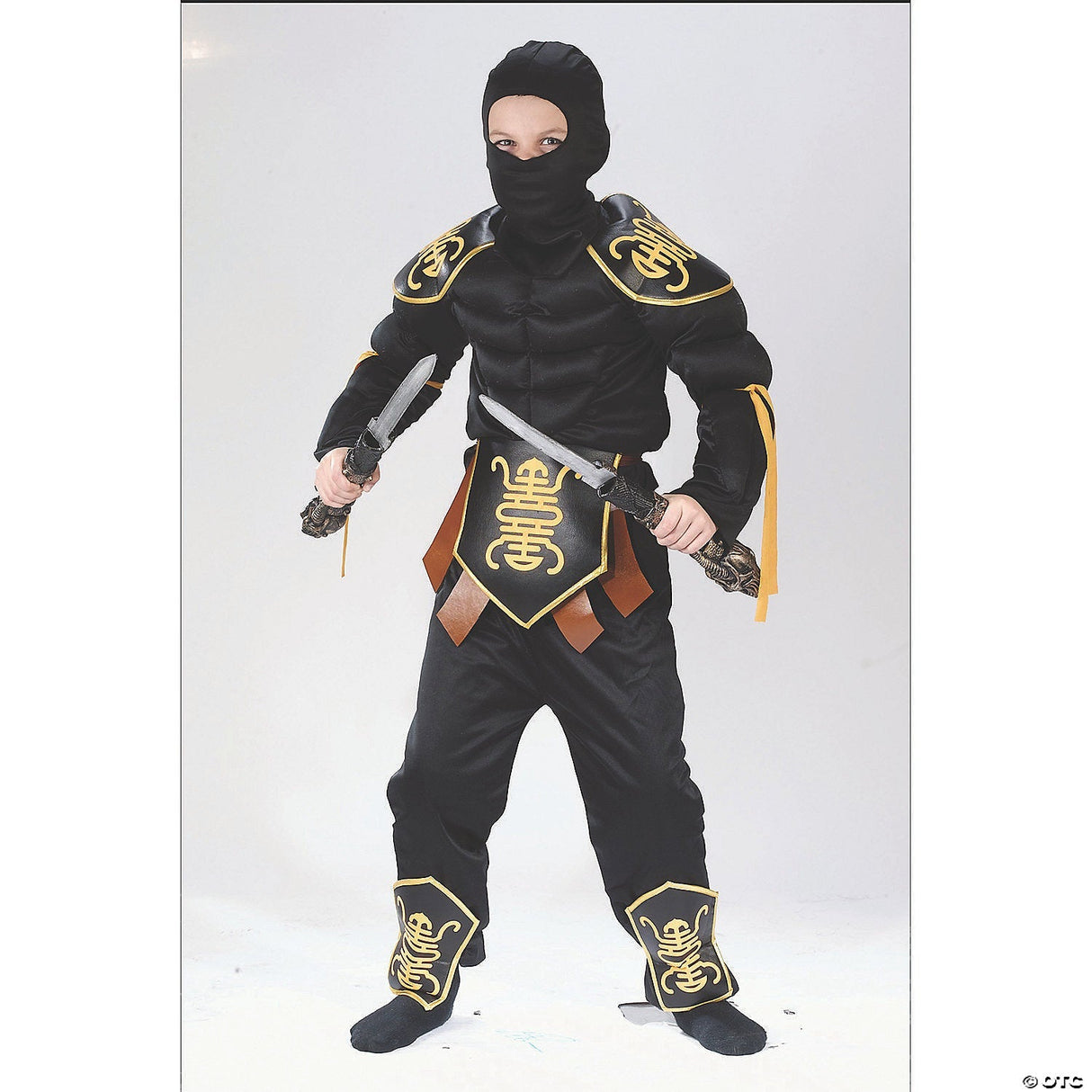 Ninja Warrior Muscle Costume 12-14 – Boys Halloween Cosplay Outfit