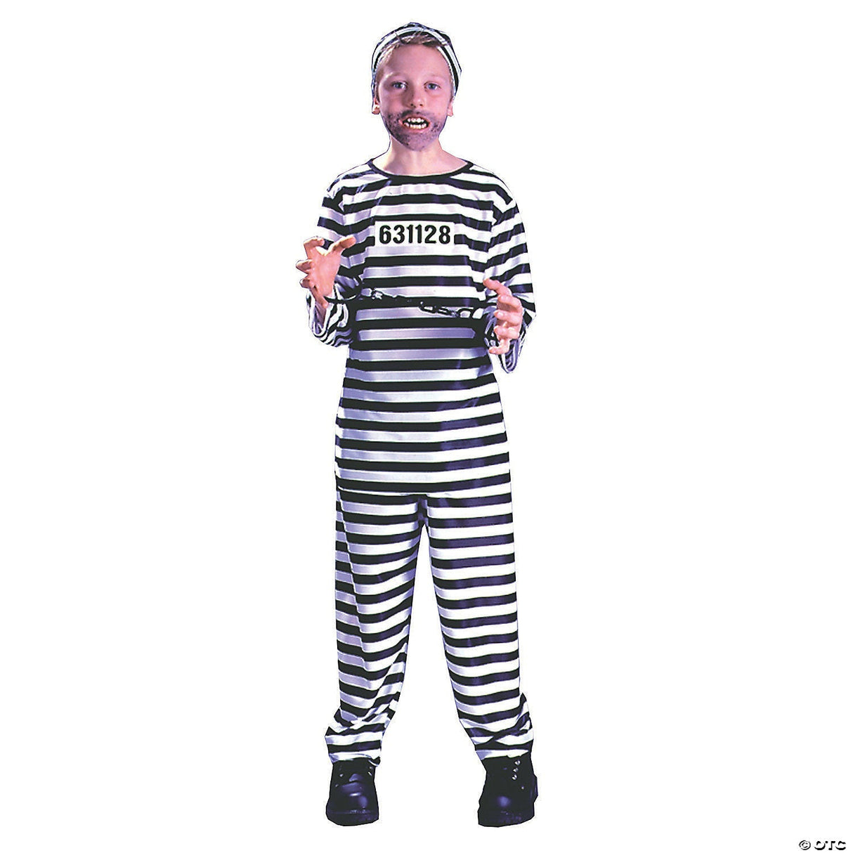 JAILBIRD CHILD MEDIUM - Halloween Costume Cosplay & Party Outfit For Kids