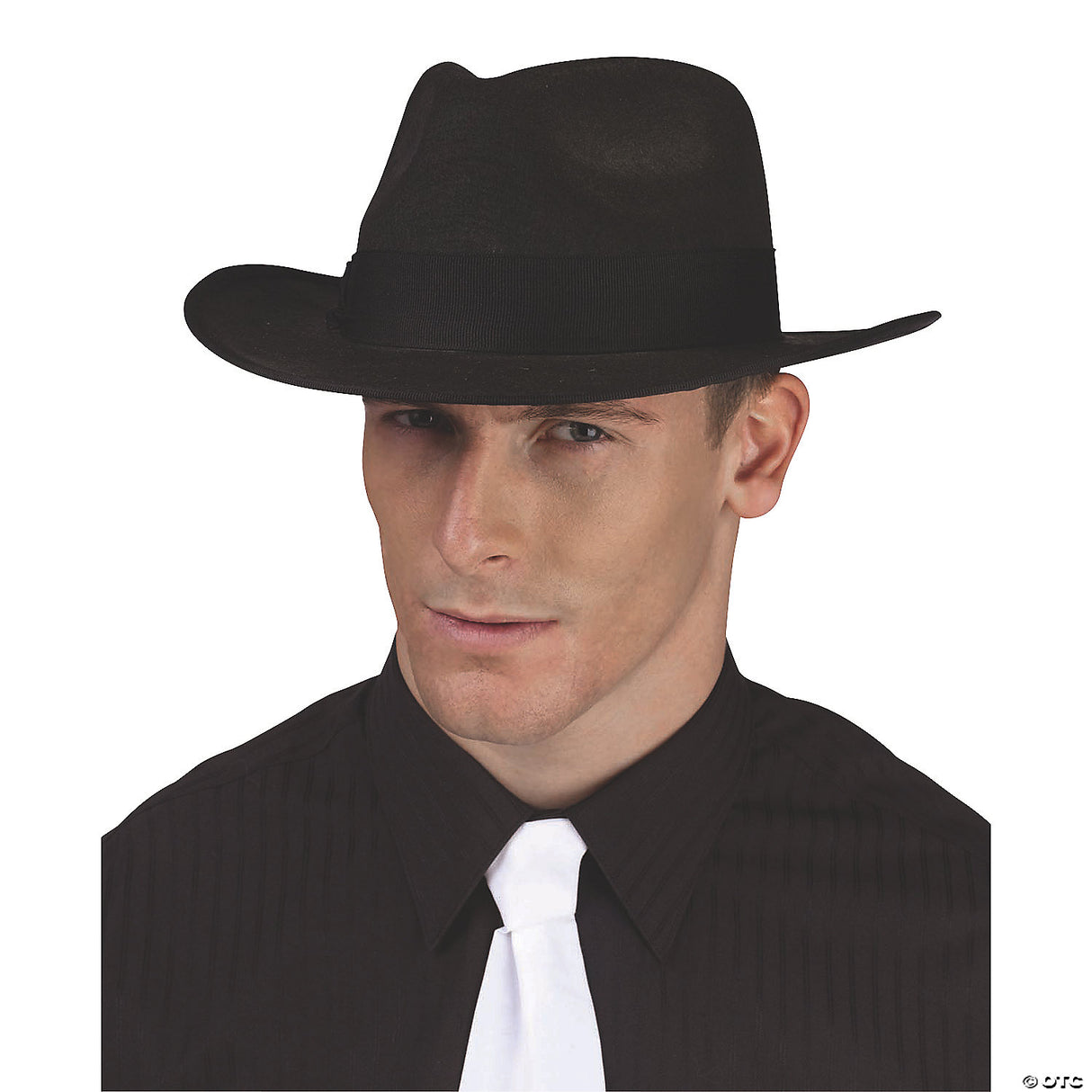 Black Fedora W/black Ribbon