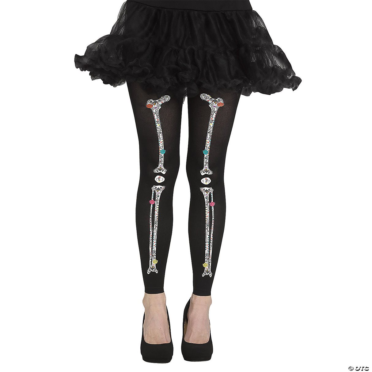 TIGHTS FOOTLESS MULTICOLOR BONES