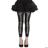 TIGHTS FOOTLESS GLITTER GRAY BONES