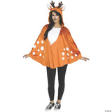 Women's Poncho Character Costume - Faun