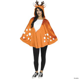 Women's Poncho Character Costume - Faun