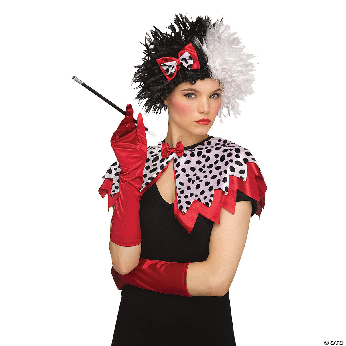 Adult Diva Dalmatian Instant Kit – Animal Print Halloween Costume Accessory Set