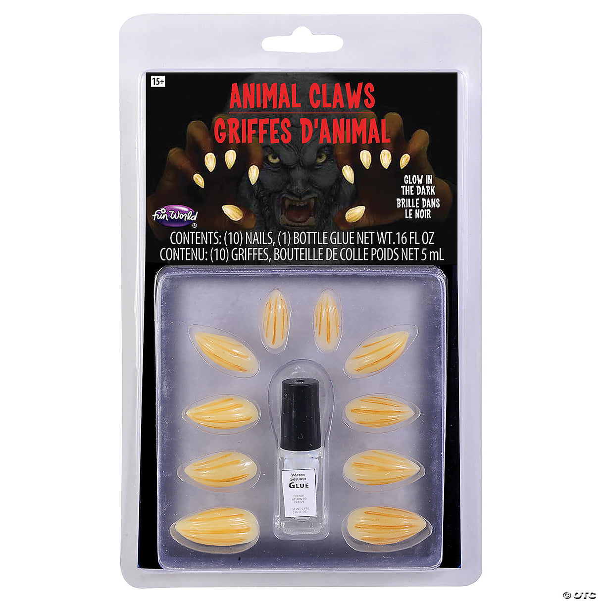 Animal Claws Glow-in-the-dark Claws Kit