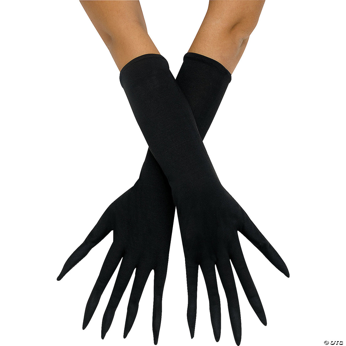 Adults Black Pointy Finger Gloves