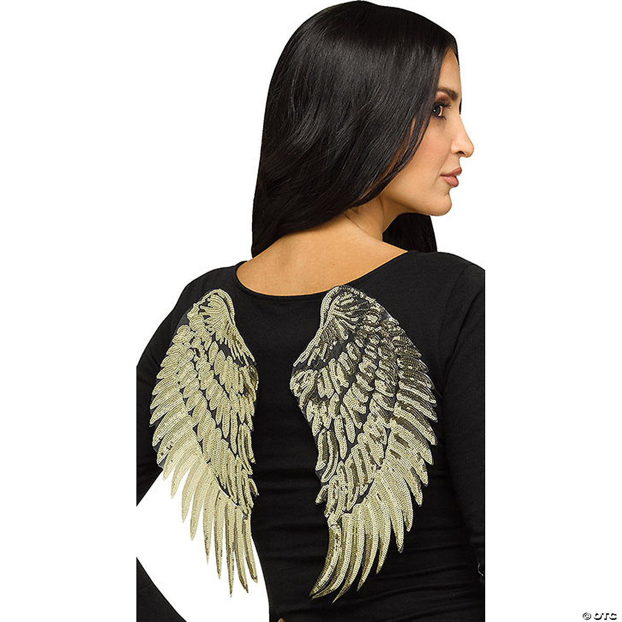 ADLT WINGS SEQUIN GOLD