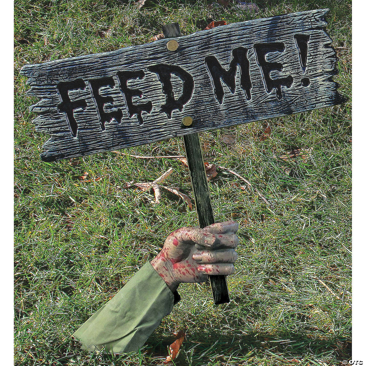 Below Me Sign Warning From Below-feed Me Sign – Spooky Costumes