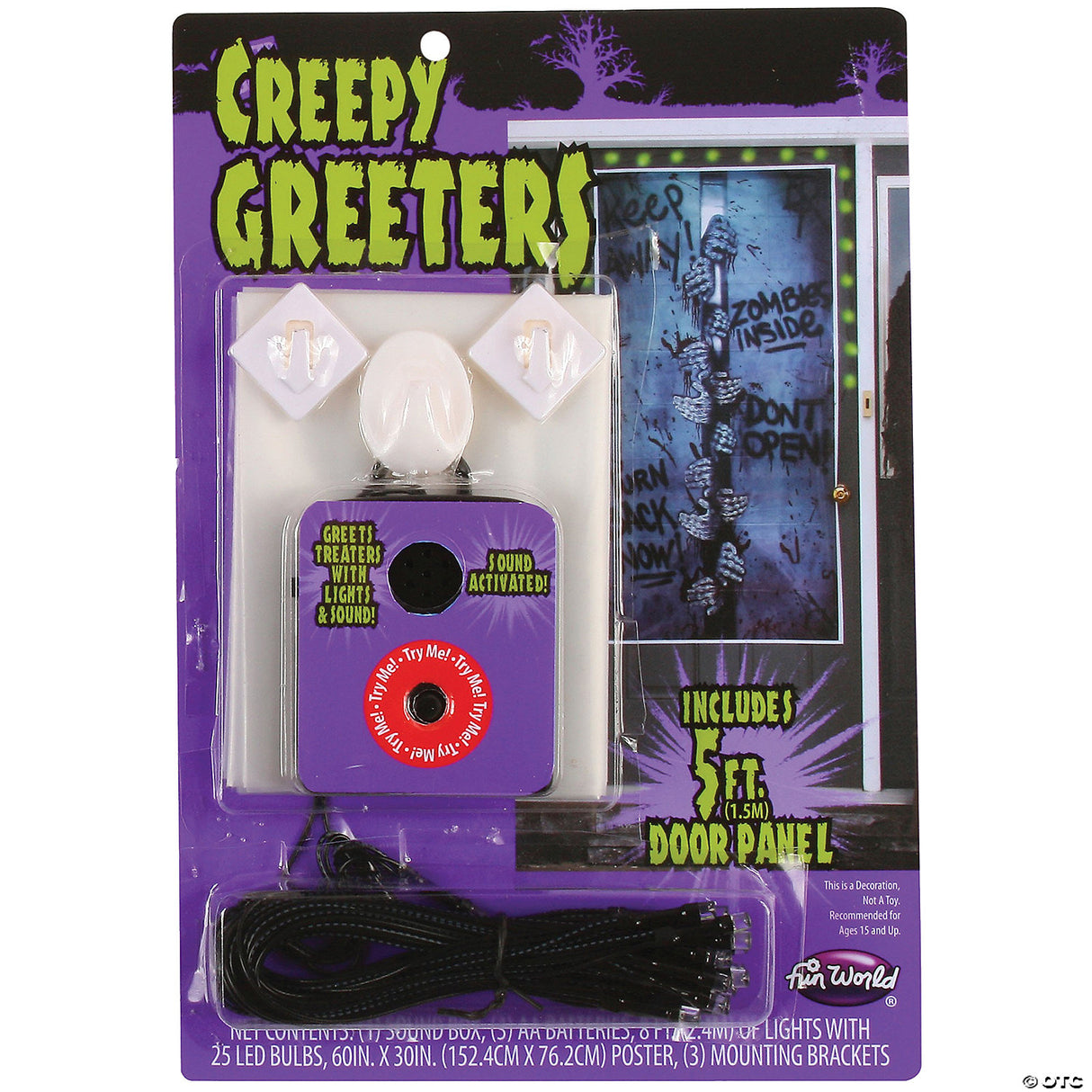 Creepy Zombie Door Decoration Kit