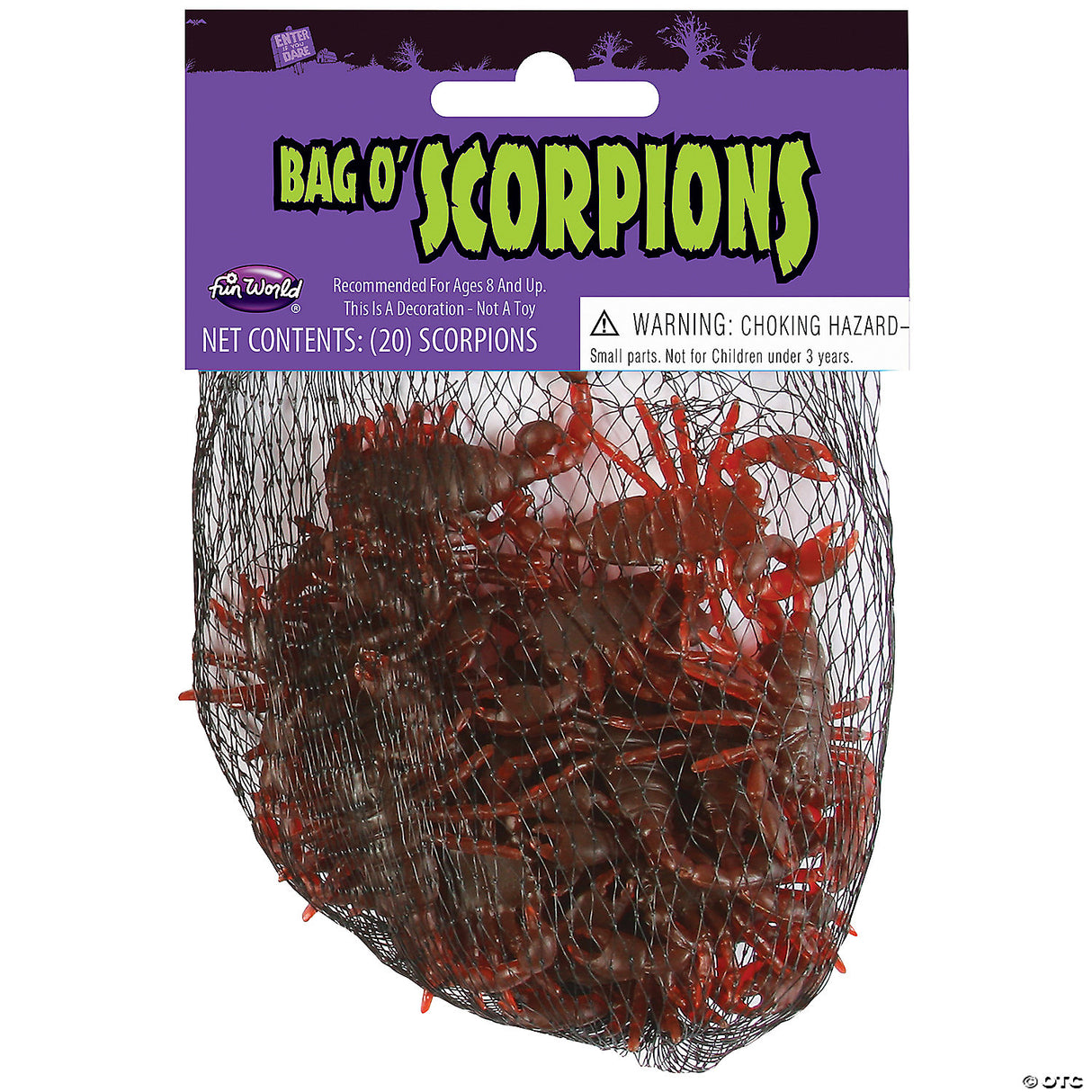 Bag Of Scorpions Decoration - 20 Pc.