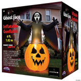 Ghost Face® Pumpkin Lawn Inflatable Australia