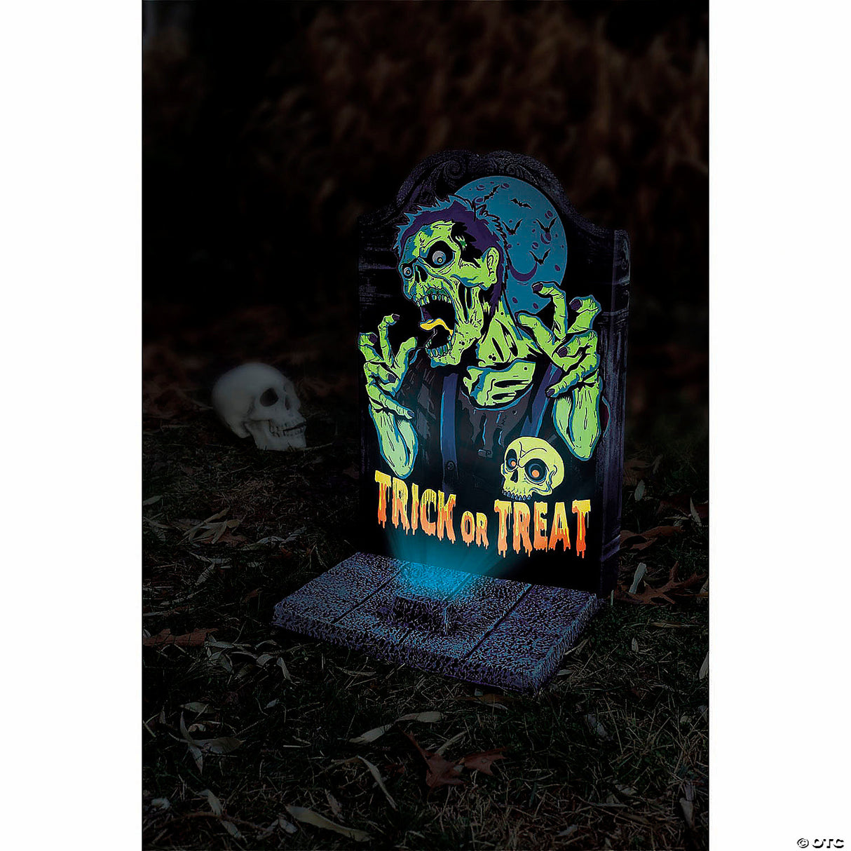 Zombie 22"neon Lght-up Tmbstns