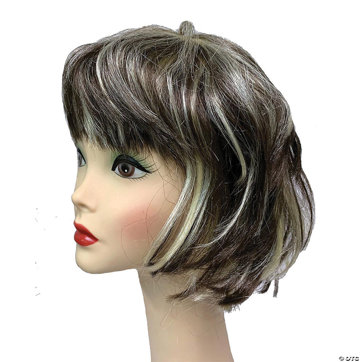 Brown Choppy Layered Wig