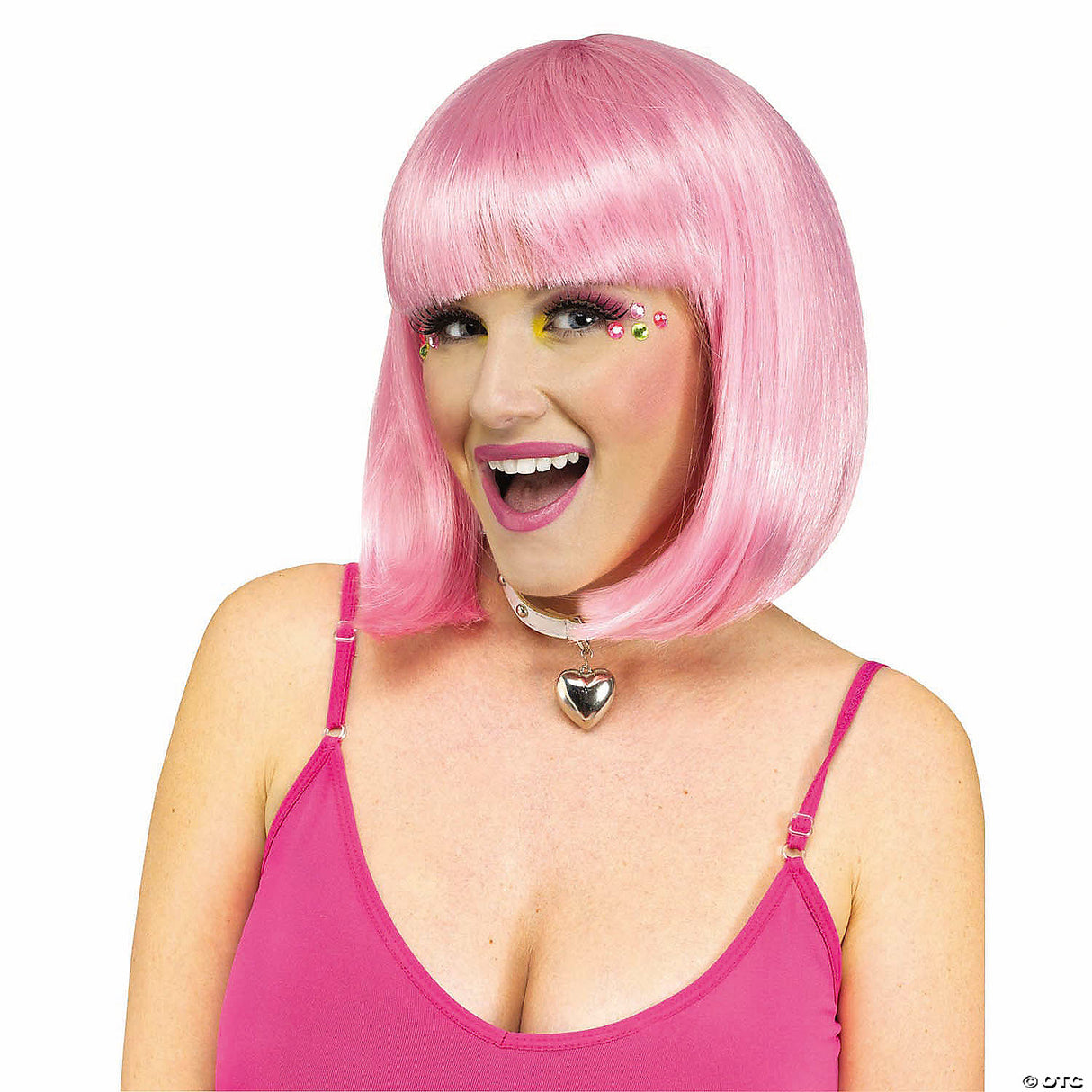 Pink Sherbert Adlt Wig