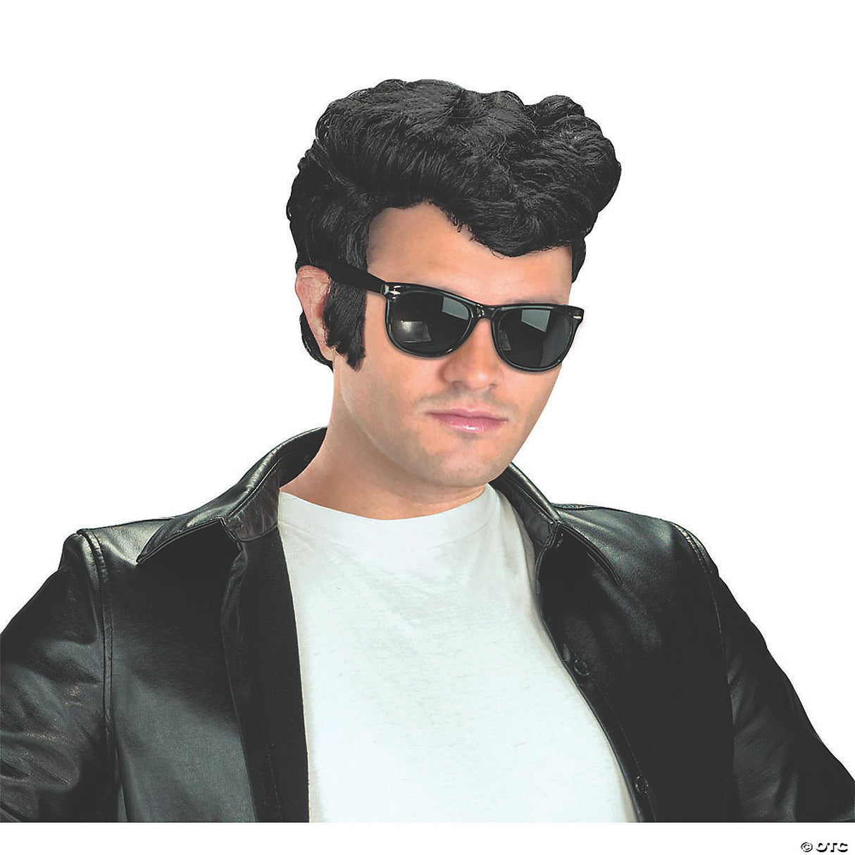 Black Greaser Wig – 1950s Rockabilly Halloween Costume Cosplay Accessory