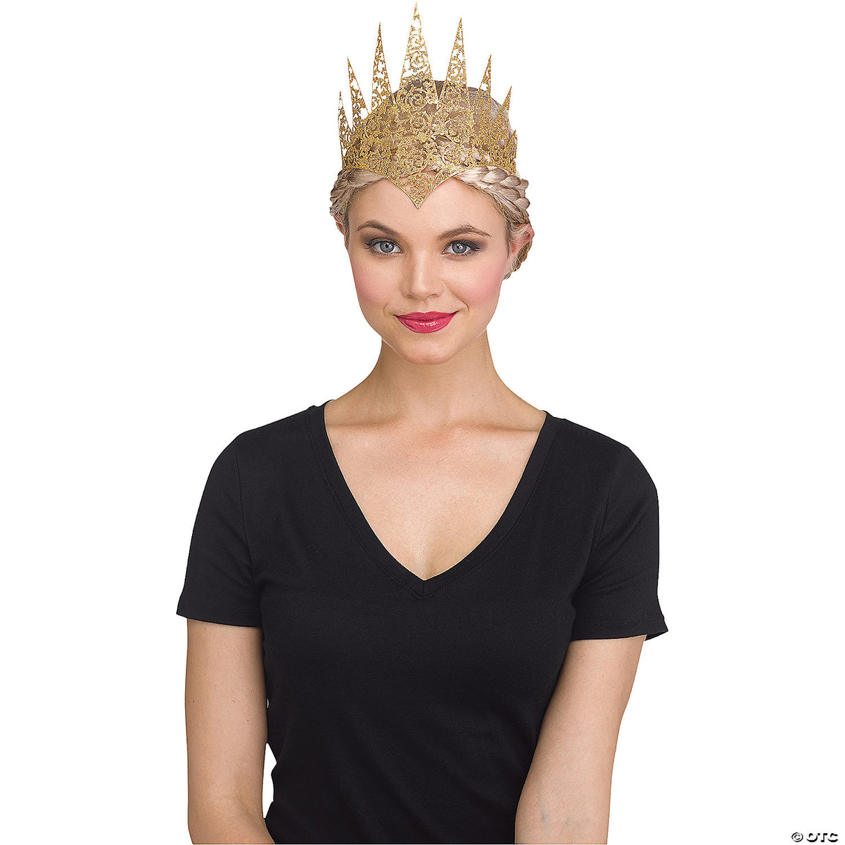 FLEXIBLE GLITTER CROWN-GOLD