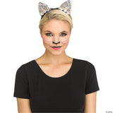 JEWELED CAT EARS-GRAY