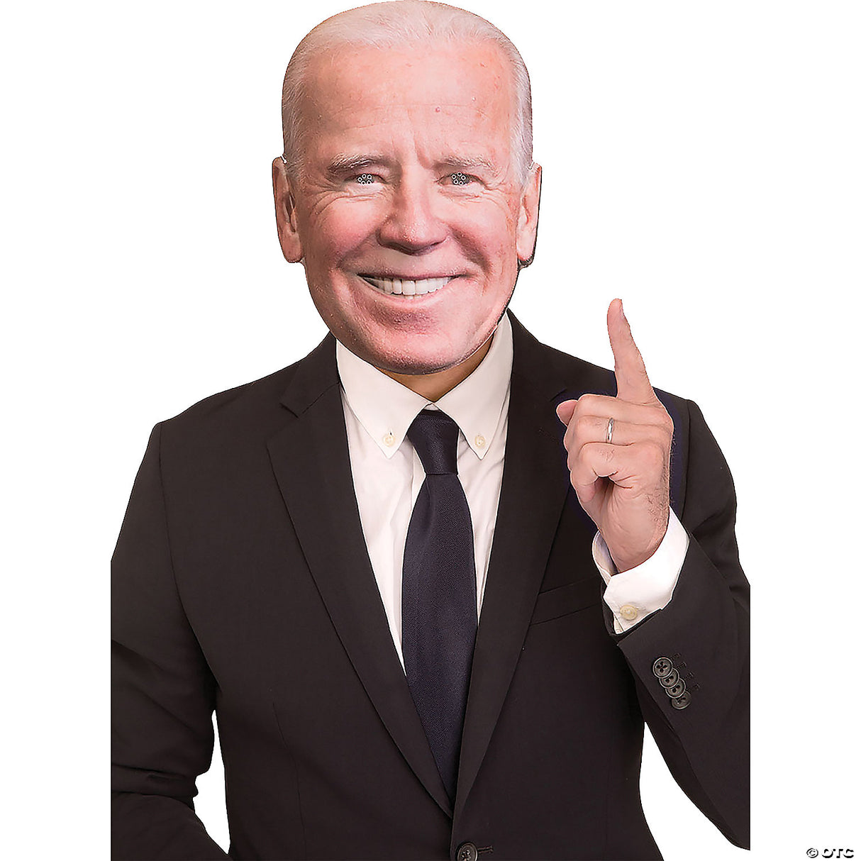 Photorealistic Joe Biden Plastic Half Mask - One Size