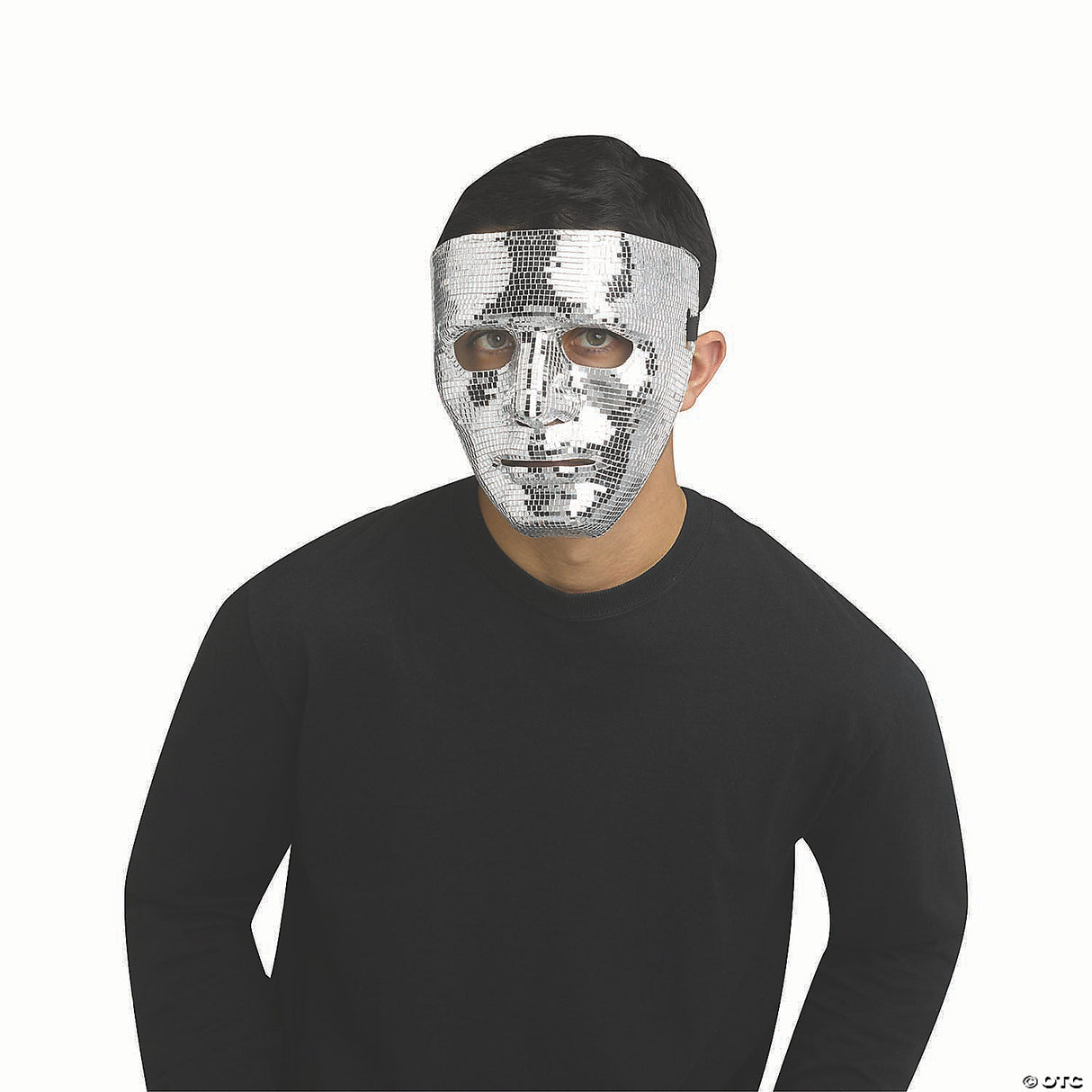 Mirror Blank Mask Reflective Face Halloween Adult Costume Party Prop
