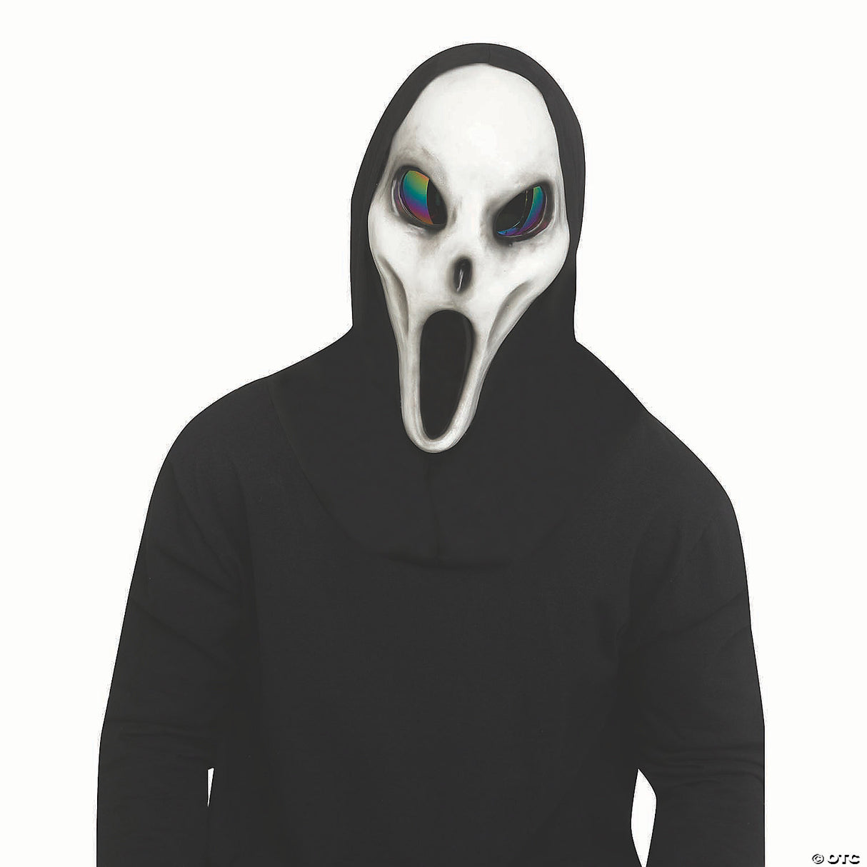 Grey Alien Spawn Mask ET Creature Halloween Adult Costume Party Prop