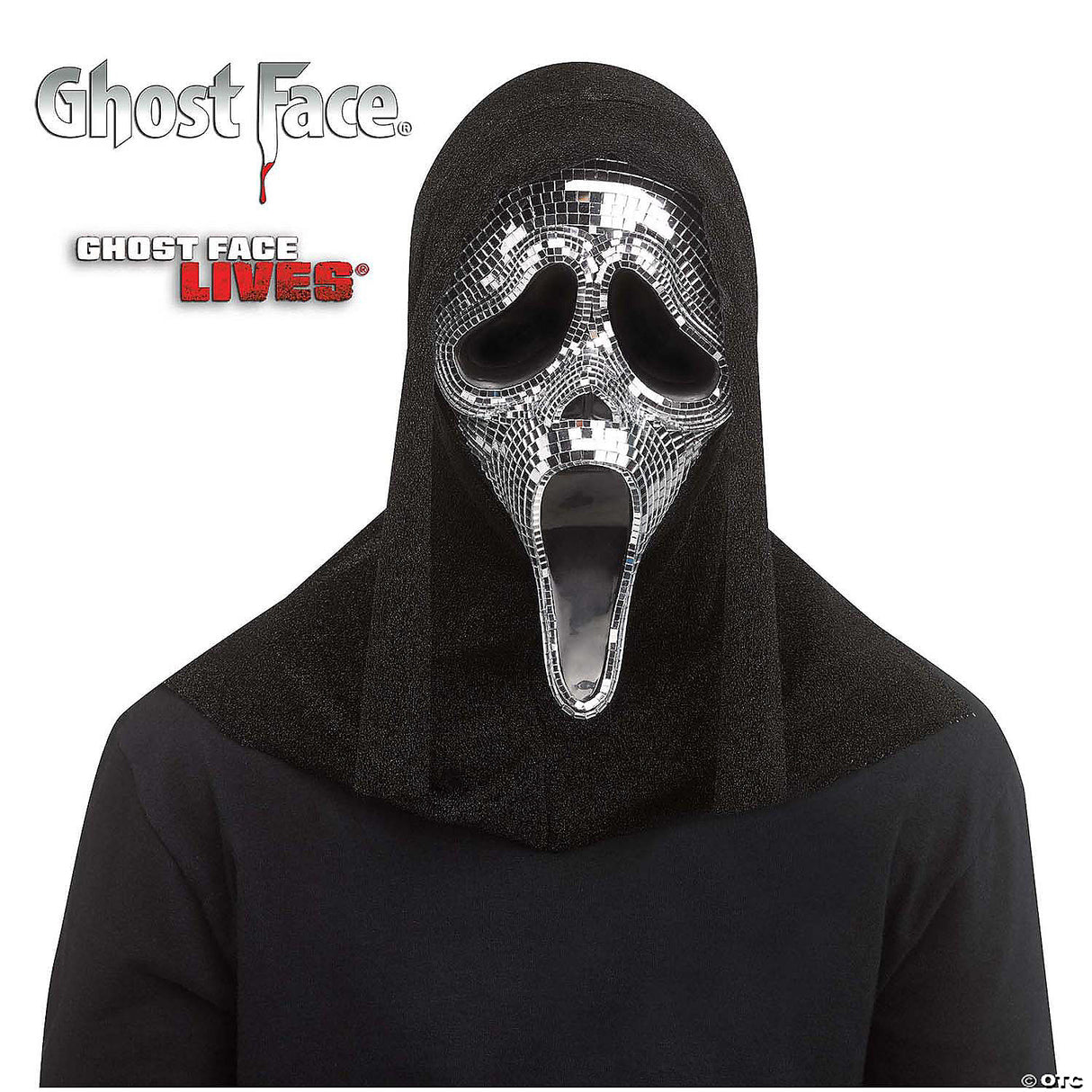 Ghost Face Mirror Mask Scream Halloween Adult Costume Party Prop