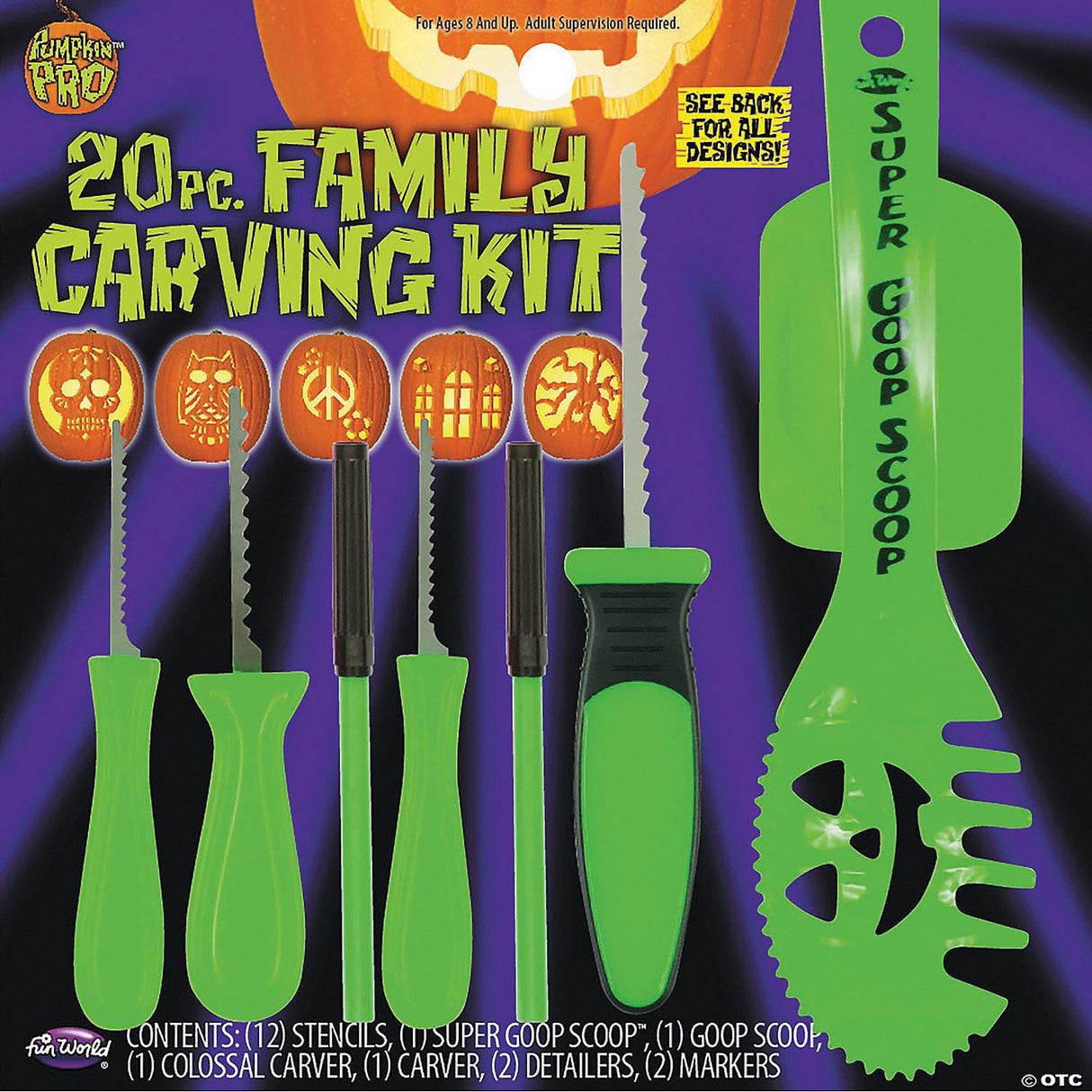 Pumpkin Carving Set 20 Pc